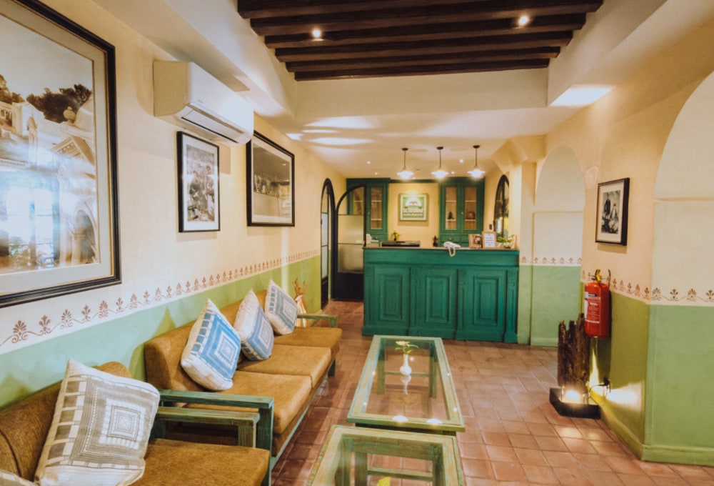 Lobbybereich Hotel Nepali Ghar